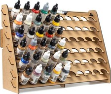 Rack for model paints. Hobby craft Vallejo Tamiya Army compatible wall paint