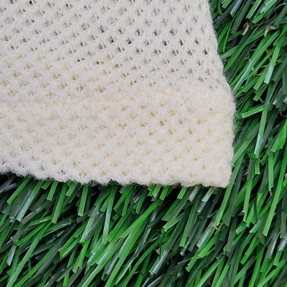 Camisa Jockey Malla Vintage Años 70 2XS/XS 14x27 Beige Hecha en EE. UU. Foto 4 de 4