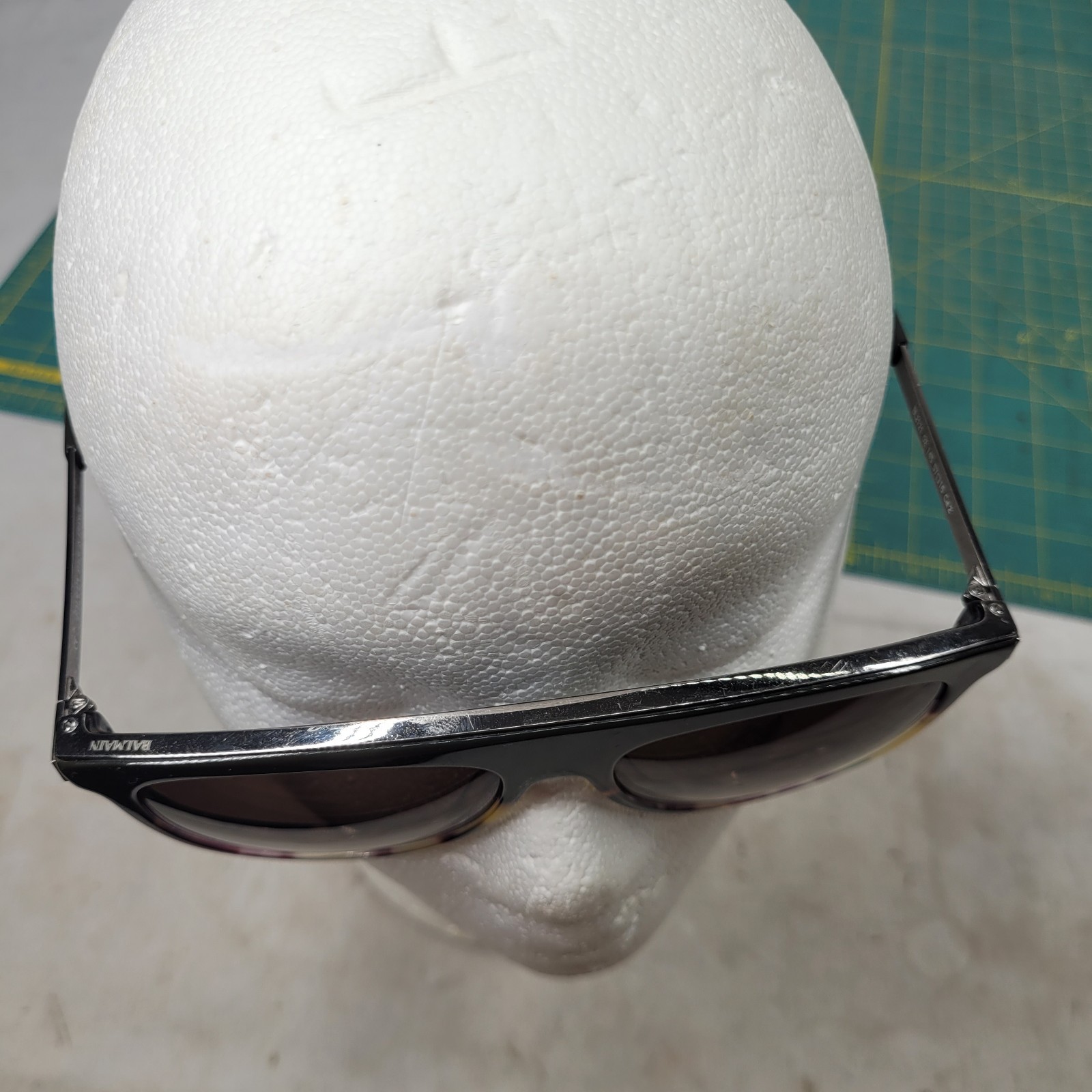 Balmain BL2120 Rectangular Sunglasses Dark Green/… - image 9