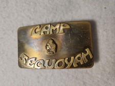 Boy Scout Camp Sequoyah Belt Buckle Birmingham Area Council  Coosa 50 