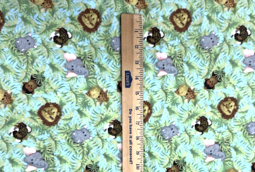 Baby Jungle Babies Patty Reed Fabric Traditions Flannel Fabric BTHalfY #52 - Picture 7 of 8