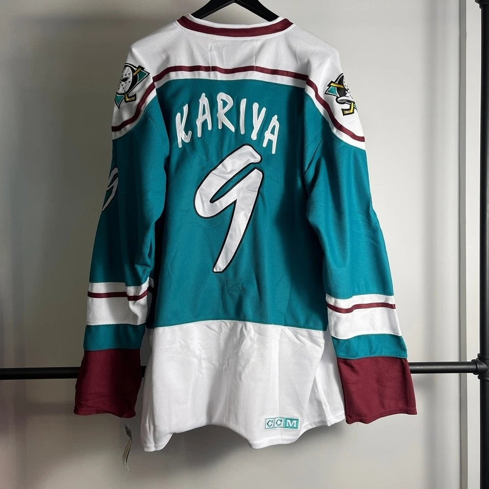 Camiseta para hombre CCM Anaheim Ducks Kariya talla 50 Foto 2 de 2