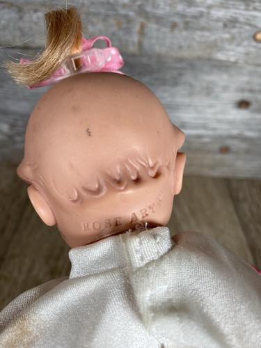 Kewpie Secret Heart Doll Curly Cheer 8” Poseable Rose Art 1993 Vintage - Picture 5 of 13