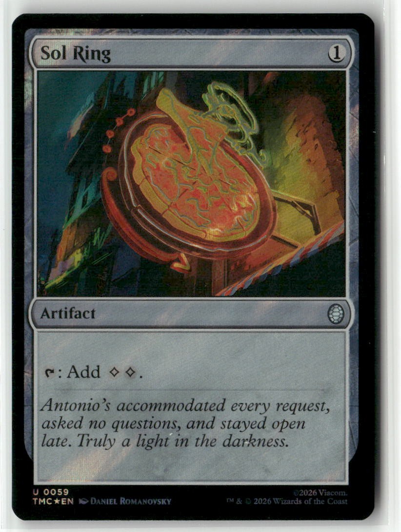 Sol Ring (Surge Foil) U Teenage Mutant Ninja Turtles TMC 0059 Foil