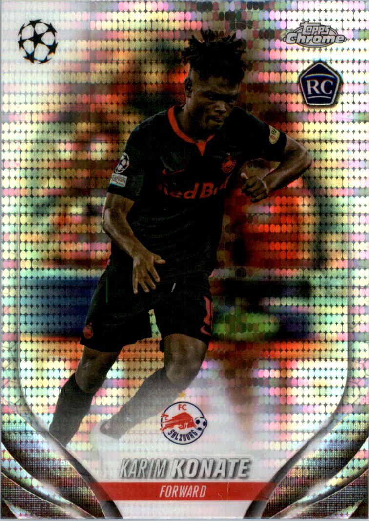 2023-24 Topps Chrome UEFA Club Competitions Pulsar Refractor 30 Karim Konate SCR