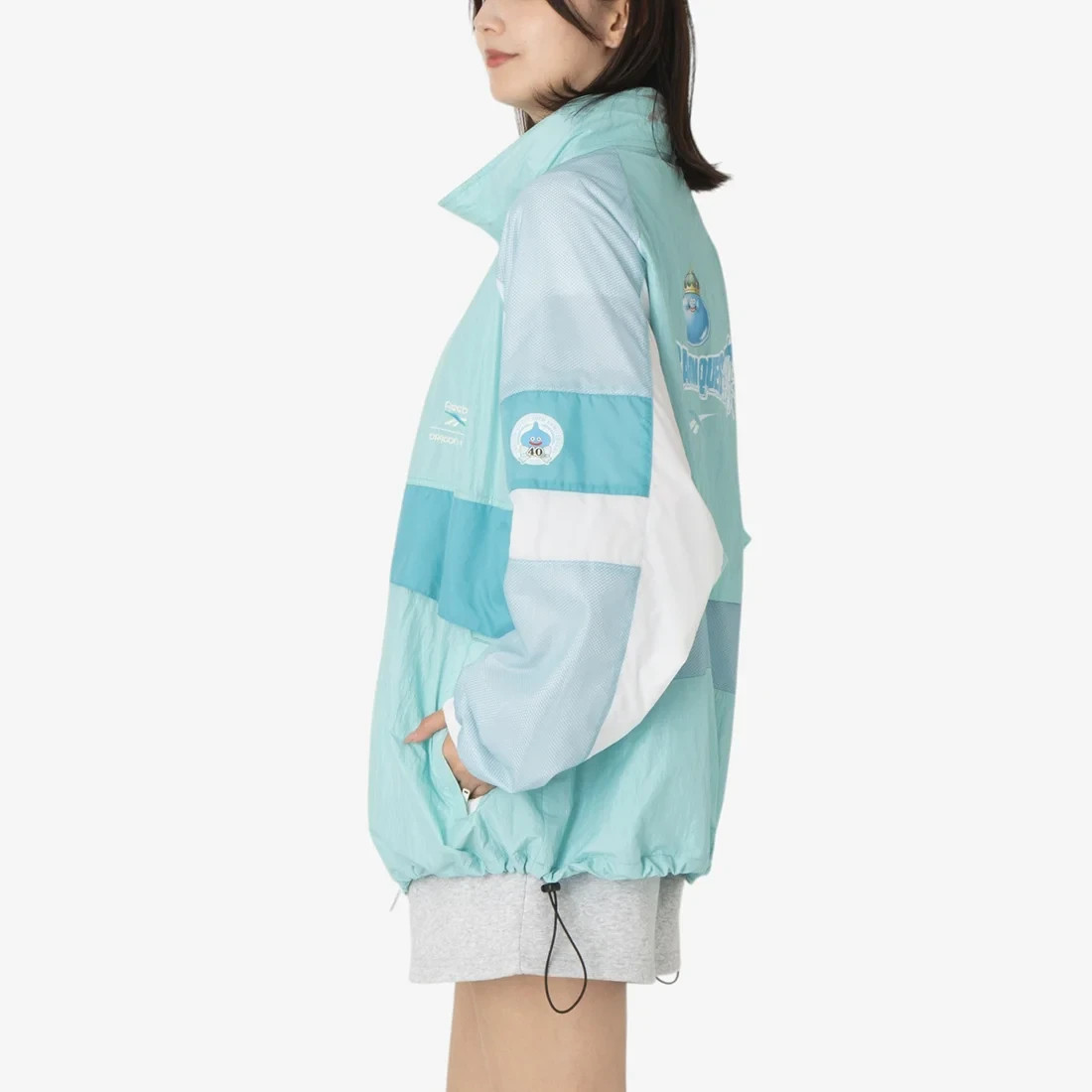 DRAGON QUEST x Reebok Color Combination Track Jacket Blue Japan