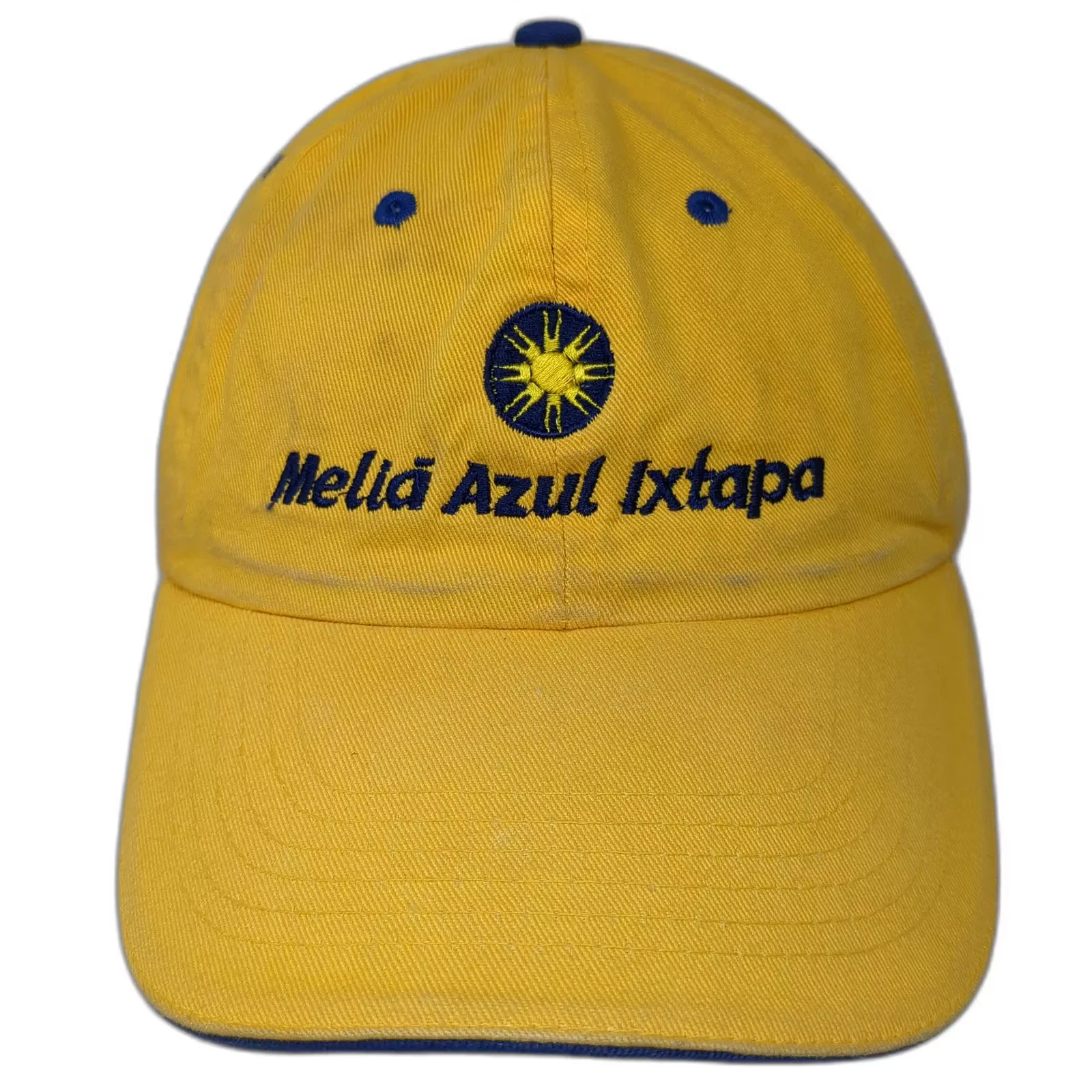 Capshandy Melia Azul Ixtapa Yellow Baseball Cap One Size Resort Adjustable Hat