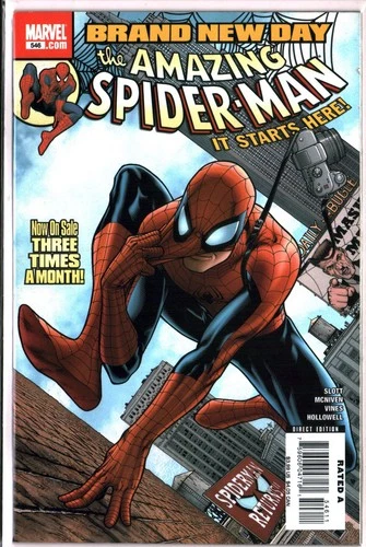 AMAZING SPIDER-MAN #546 KEY 1st MISTER NEGATIVE (2008) Marvel VF+/NM (8.5/9.0)