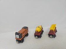 Thomas & Friends Wooden Railway Rusty Dumper Cement MIxer Train Tank Engine GUC