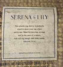 Serena Lily Summerfield Rug 5x7 Ft Beige Jute Handmade Hand-knotted