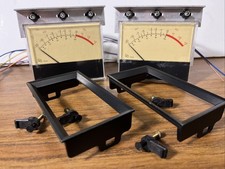 Pair of Sifam Lighted VU Meters From a PR&E C...