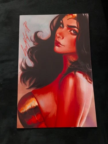 WONDER WOMAN VIRGIN SIGNED SOZOMAIKA ARTBOOK EXCLUSIVE COA 1
