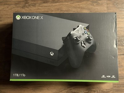 Microsoft Xbox One X 1TB 4k Blu Ray Black Console NIB