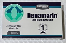 Nutramax Denamarin Liver Health Med Dogs S-Adenosylmethionine SAMe 30ct 7/28