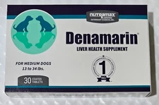 Nutramax Denamarin Liver Health Med Dogs  S-Adenosylmethionine SAMe 30ct 7/28