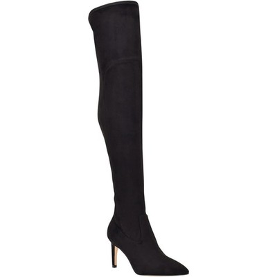 Calvin Klein Wmn Sacha Stiletto Heel Over the Knee Sock Boots Size US 7.5M Black