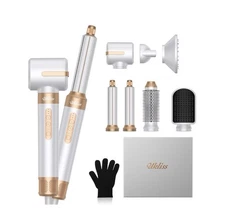UKLISS Hair Dryer Brush 7 in 1，110000 RPM Hair Dryer with Diffuser New