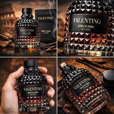 Valentino Uomo Born in Roma Intense EDP Spray 3.4 oz / 100 ml   Perfume for Men