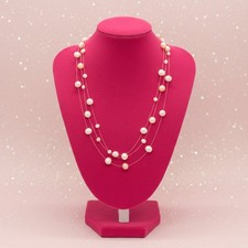 Vintage Floating Illusion Multi-Strand Freshwater Pearl Necklace