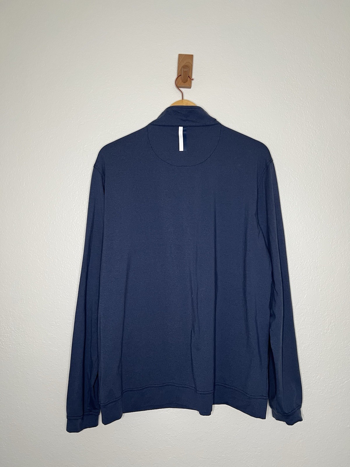 Rhoback Performance Quarter Zip Pullover in Navy … - image 3