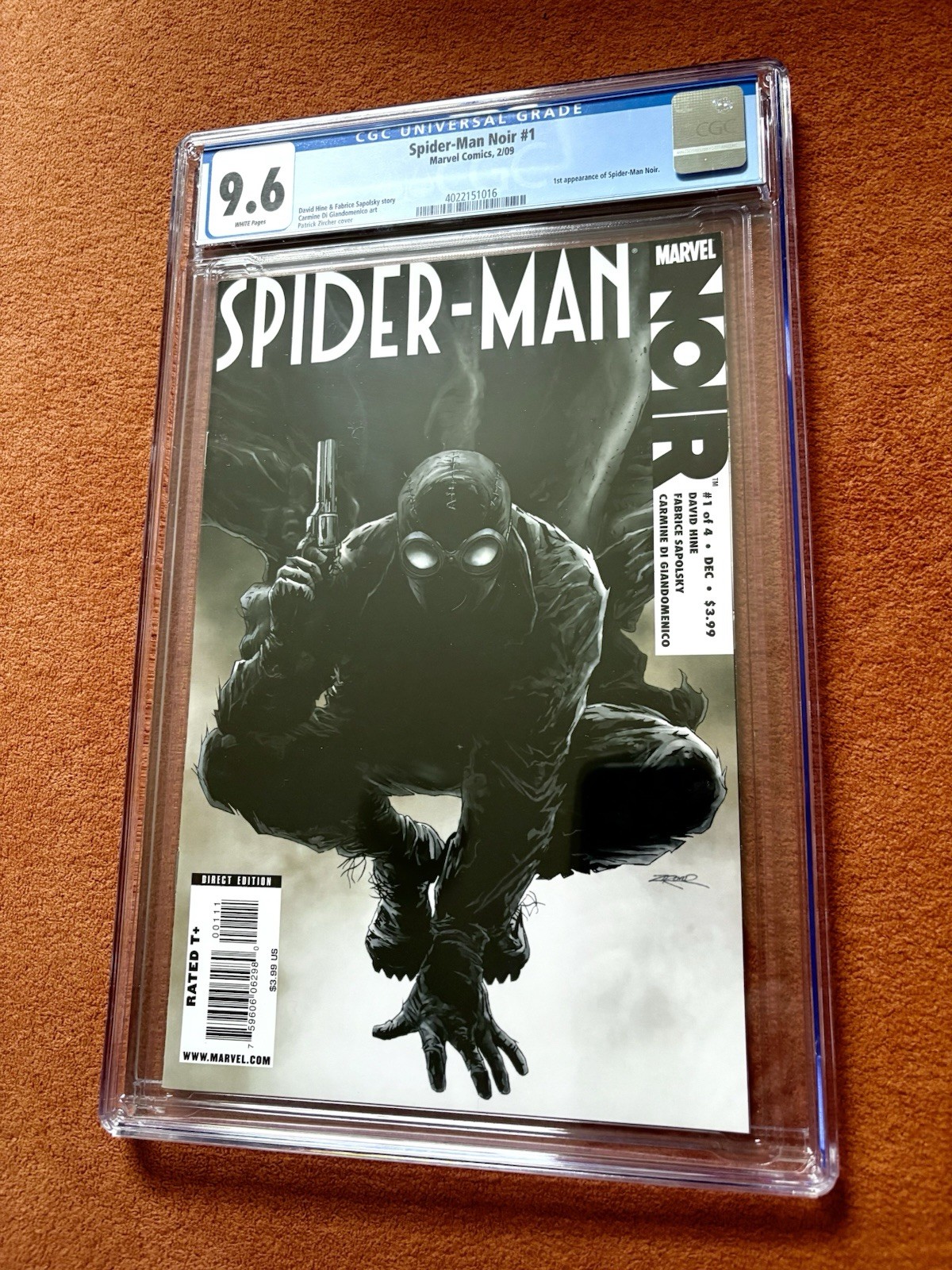 Spider-Man Noir #1 CGC 9.6 NM+ (2009) KEY! 1st App. Spider-Noir! NEW TV SHOW