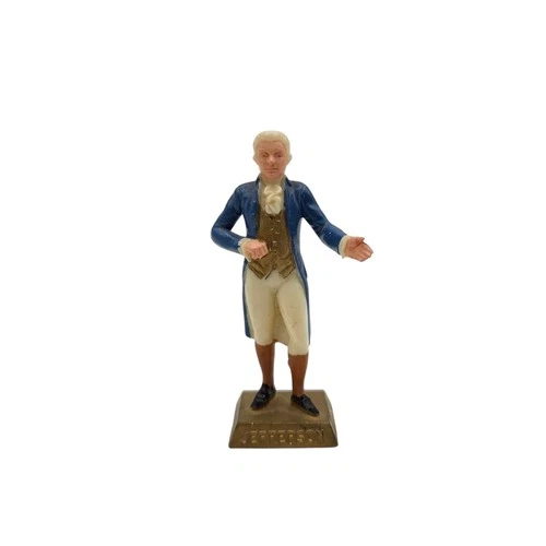 Vintage 1960s Marx President Thomas Jefferson Figurine — 3rd POTUS 1801-09