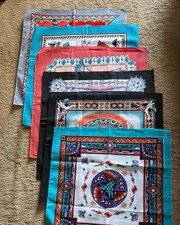 10 Bandanas. Southwest, Aztec, Indian, Tribal Prints. 22 In.Square. See Pics Amt
