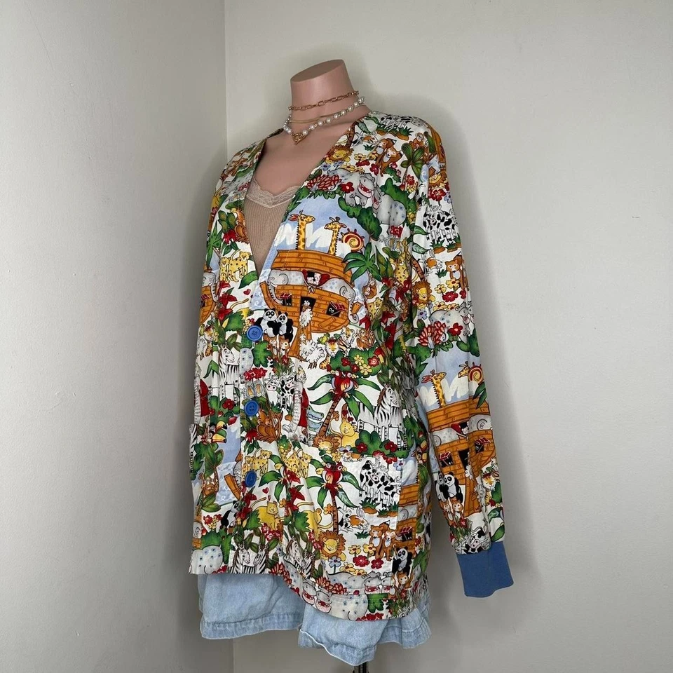 Vintage Noah's Arc Jacket Scrub Size M - Image 3 of 4