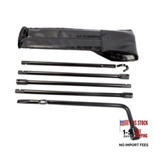 Spare Tire Tool Kit with Spare Tire Jack Handle and Wheel Lug Wrench