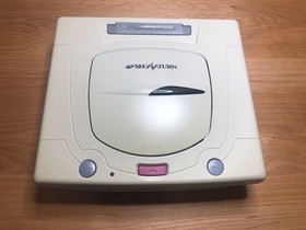 SEGA Saturn Console HST-3220 Late Model White System Japan Import Tested
