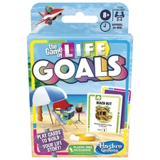 The Game of Life Goals Card Game Fun Quick Play Family Game for Ages 8 and Up