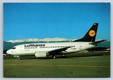 Airplane Postcard Lufthansa Airlines Boeing 737-500 HL29