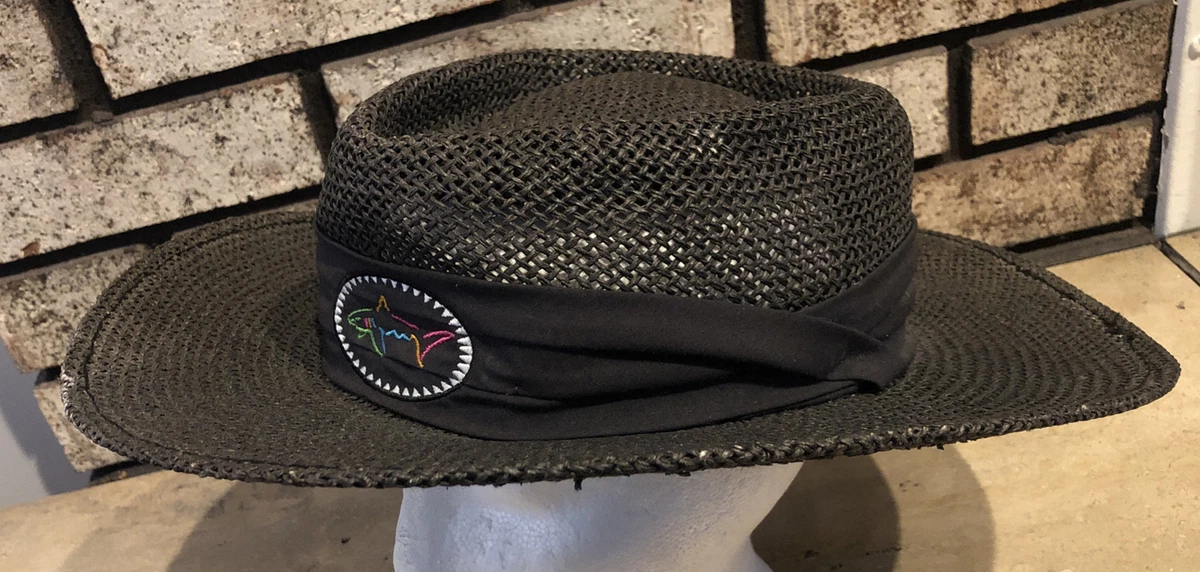 greg norman straw golf hat