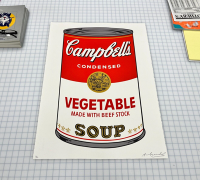 Andy Warhol Campbell's Soup Cans Vegetable 22.5