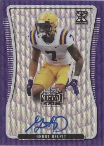 2020 Leaf Metal Draft Grant Delpit #BA-GD1