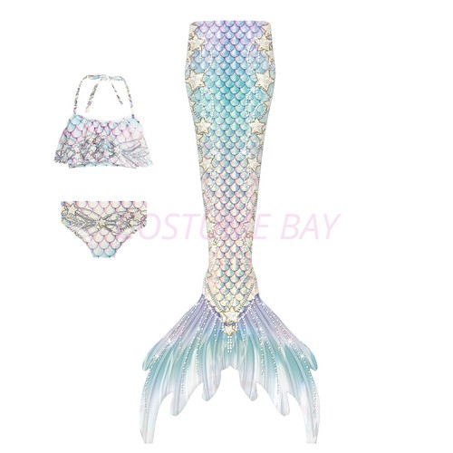Adult Mermaid Tail Bikini Set Swimmable Costume for Swimming Cosplay Beachwear - Picture 11 of 67