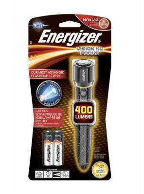 Energizer 139891 Vision HD Performance Metal Flashlight 400 lumens