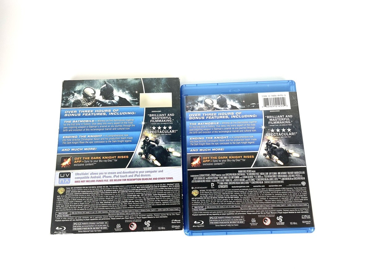 The Dark Knight Rises (Blu-ray/DVD/UV2012) (Lenticular Cover) DC