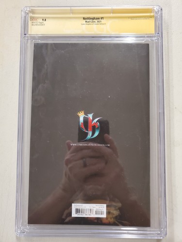 Nottingham #1 CGC SS 9.8 Mico Suayan B Virgin Mad Cave SIGNED - Picture 2 of 2