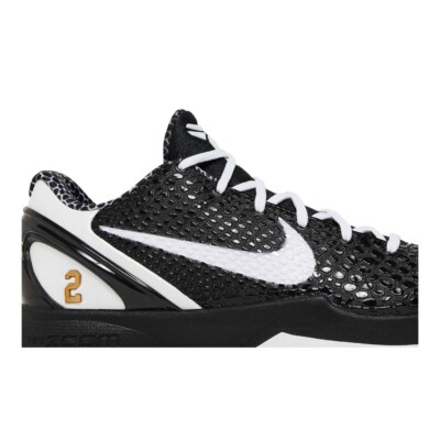 Nike Kobe 6ホワイト/ブラック バスケットシューズ Nike Zoom Kobe 6 Protro Low-top Actual basketball shoes