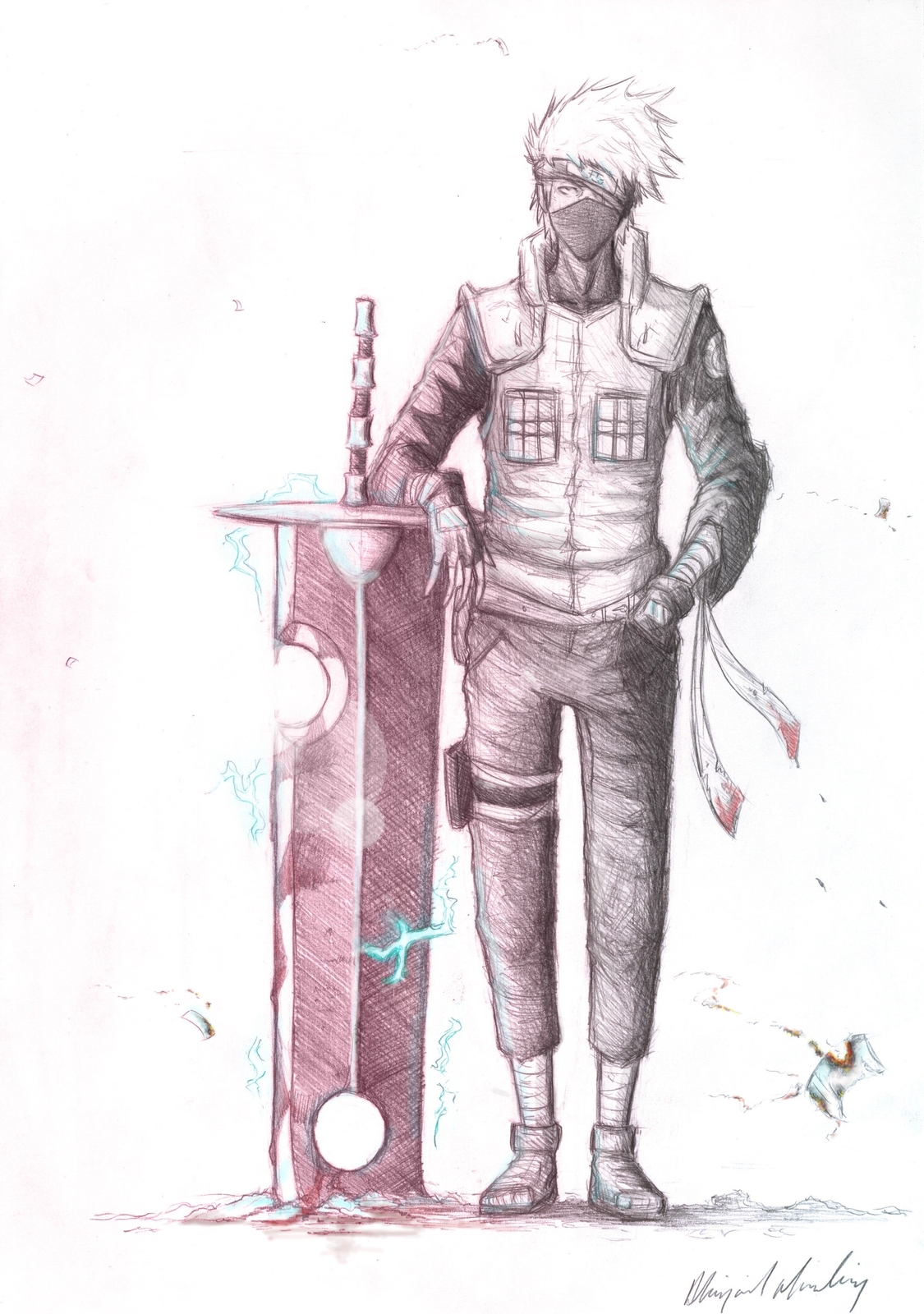 Anime sketches naruto shippuden drawings manga  Custom Playmat Mat Pad