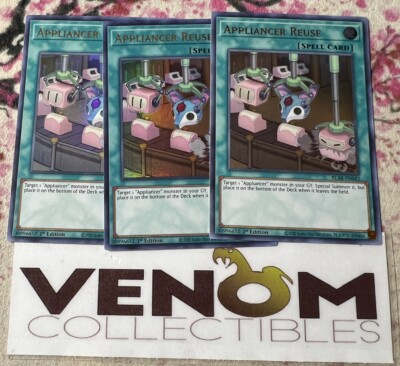 3x (M/NM) - Appliancer Reuse - BLAR-EN043 - Ultra Rare - 1st Edition YuGiOh | eBay 3x (M/NM) - Appliancer Reuse - BLAR-EN043 - Ultra Rare - 1st Edition YuGiOh | eBay