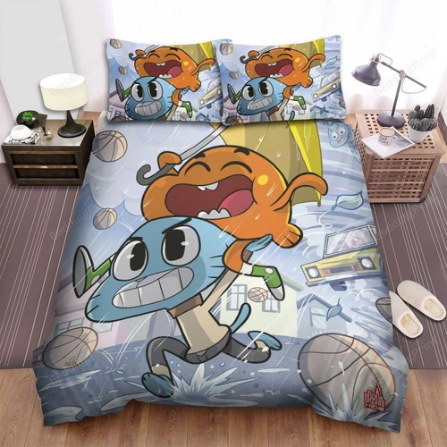 Amazing World Gumball Quilt Duvet Cover Single Size Bedding Decor/Customizable - Picture 1 of 2