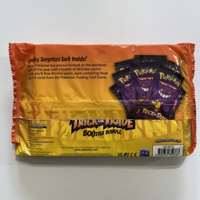 Pokemon TCG Trick or Trade BOOster Pack Bundle 40 Packs Halloween Cards  Sealed