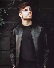 Men Black Leather Jacket Basic Soft Lambskin Unique Hand Crafted Leather Jacket