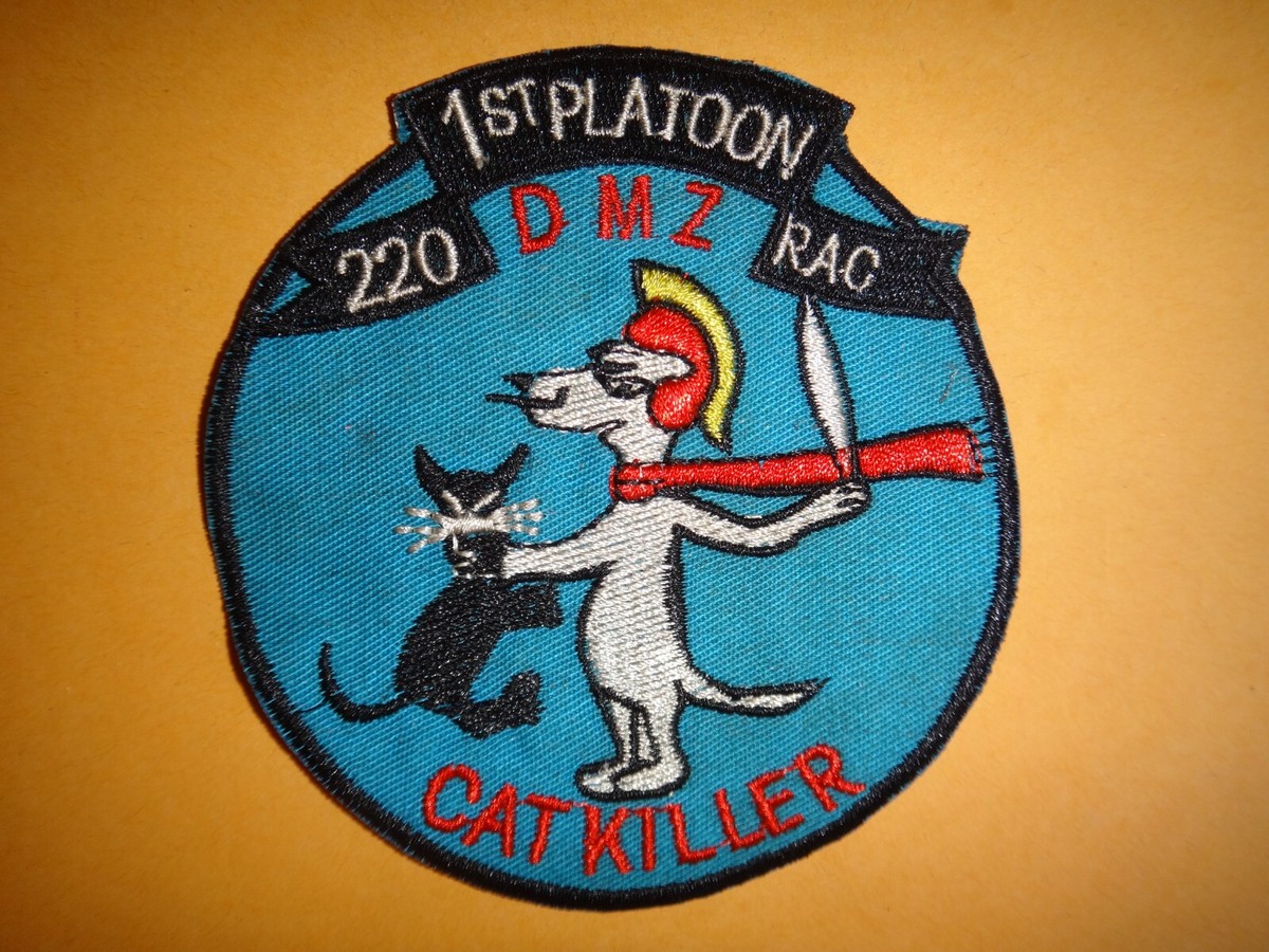 US 1st Platoon 220th Recon Airplane Company DMZ CATKILLER Vietnam
