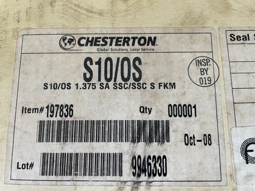 Mechanical Seal CHESTERTON S10/0S 197836 SPARE PART KIT - Picture 6 of 6