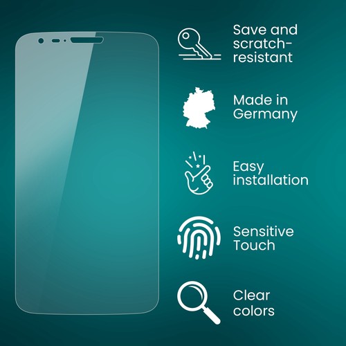 atFoliX 3x Screen Protector for LG G2 Protective Film clear&flexible - Picture 3 of 8