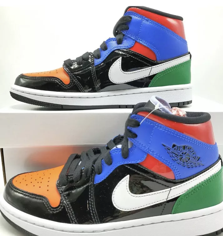 Nike Air Jordan 1 MID SE Women s Shoes Multi Patent SIZE 6 CV5276