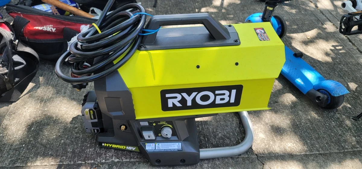 Ryobi ONE+ PCL801B Cordless Hybrid Forced Air Propane Heater - Green  33287208715 | eBay